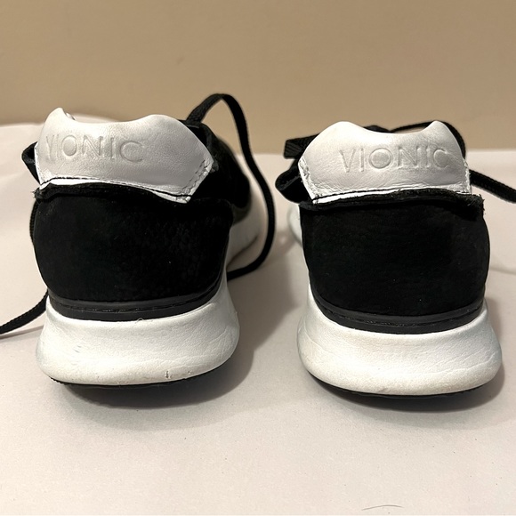 Vionic Nubuck Leather Lightweight Walking Comfort Orthotic Sneakers Womens 10 - Picture 6 of 9
